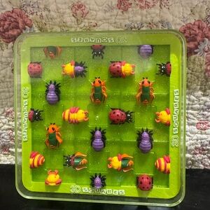 DaMert Company Vintage 2002 Square Bug Puzzle Game Board with cover